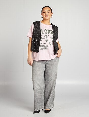 T-shirt t-shirt in jersey a maniche corte - jersey 'T-shirt 'Blondie' in jersey' Maniche t-shirt in jersey a maniche corte -