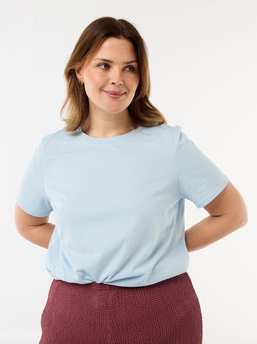 T-shirt t-shirt in jersey a maniche corte - maglia jersey Maniche t-shirt in jersey a maniche corte - Kiabi