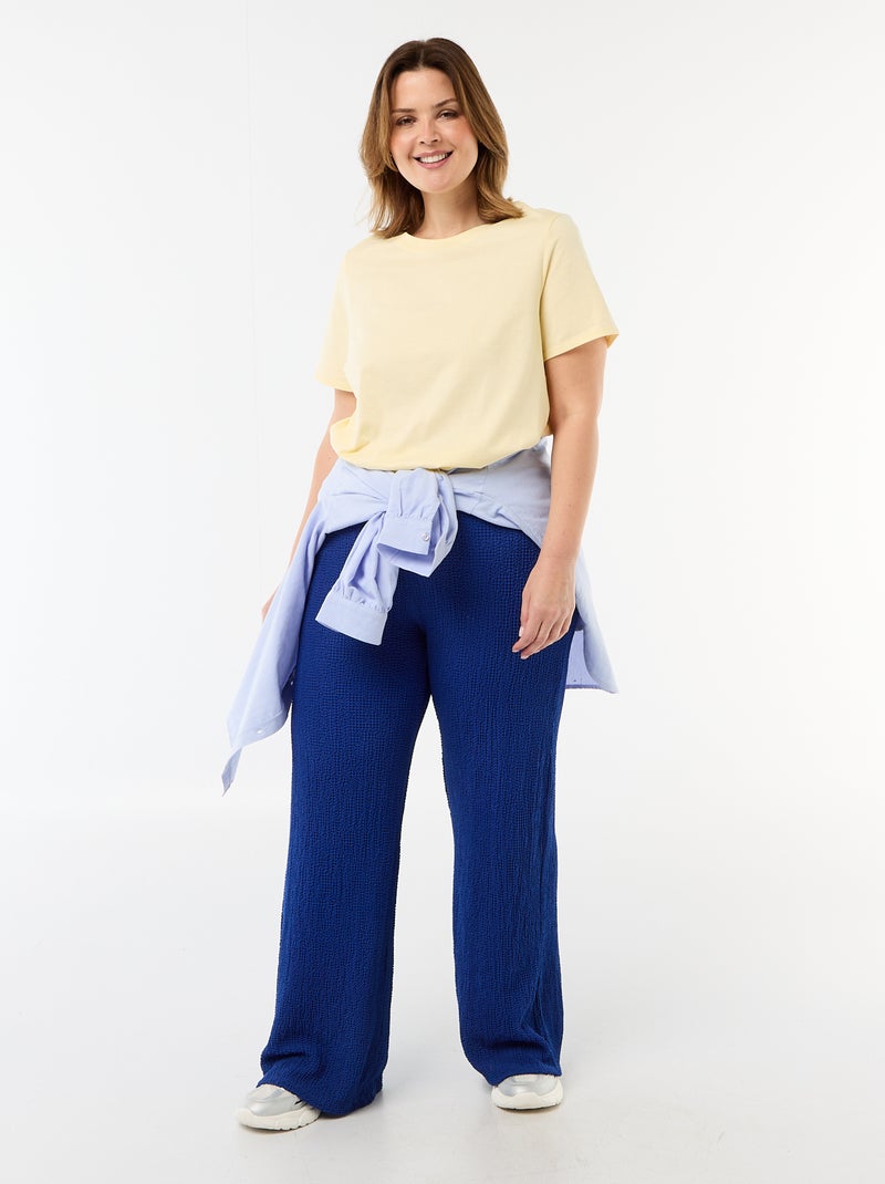 T-shirt t-shirt in jersey a maniche corte - maglia jersey Maniche t-shirt in jersey a maniche corte Giallo - Kiabi