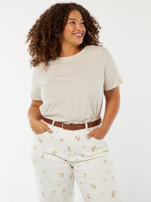 T-shirt t-shirt in jersey a maniche corte - maglia jersey Maniche t-shirt in jersey a maniche corte - Kiabi