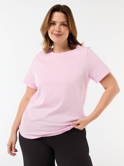 T-shirt t-shirt in jersey a maniche corte - maglia jersey Maniche t-shirt in jersey a maniche corte - Kiabi