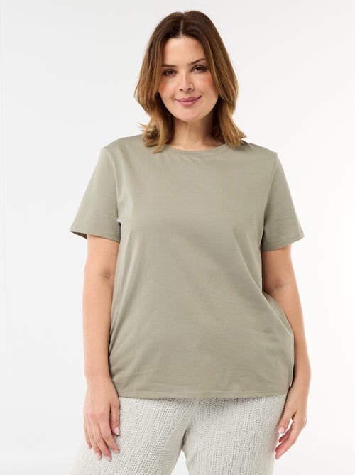 T-shirt t-shirt in jersey a maniche corte - maglia jersey Maniche t-shirt in jersey a maniche corte - Kiabi