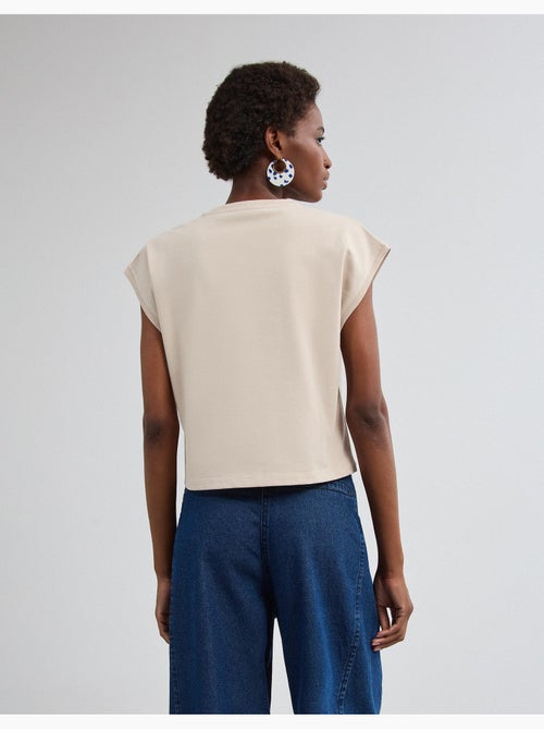 T-shirt tagliata, mo fashion - Kiabi