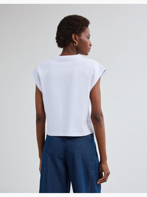 T-shirt tagliata, mo fashion - Kiabi