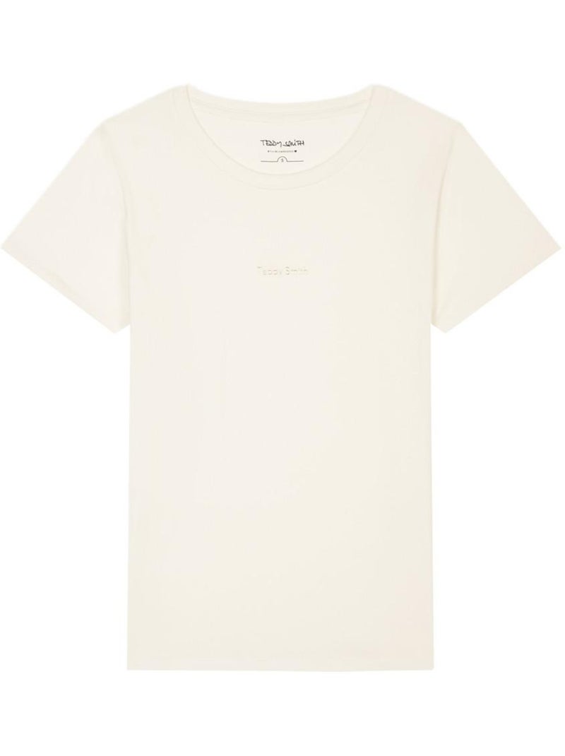 T-shirt Teddy Smith da ragazza, colore Ecru - Kiabi