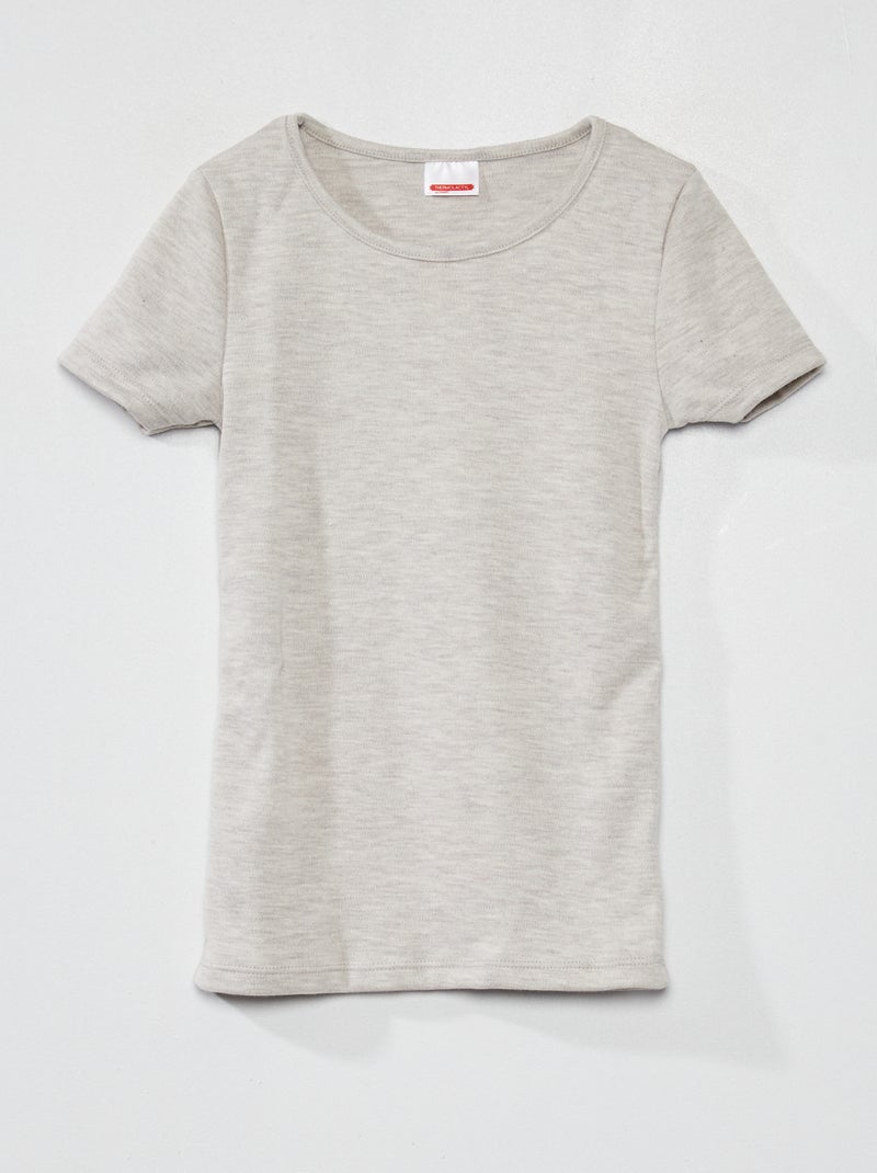 T-shirt termolattile Damart livello 3 grigio - Kiabi
