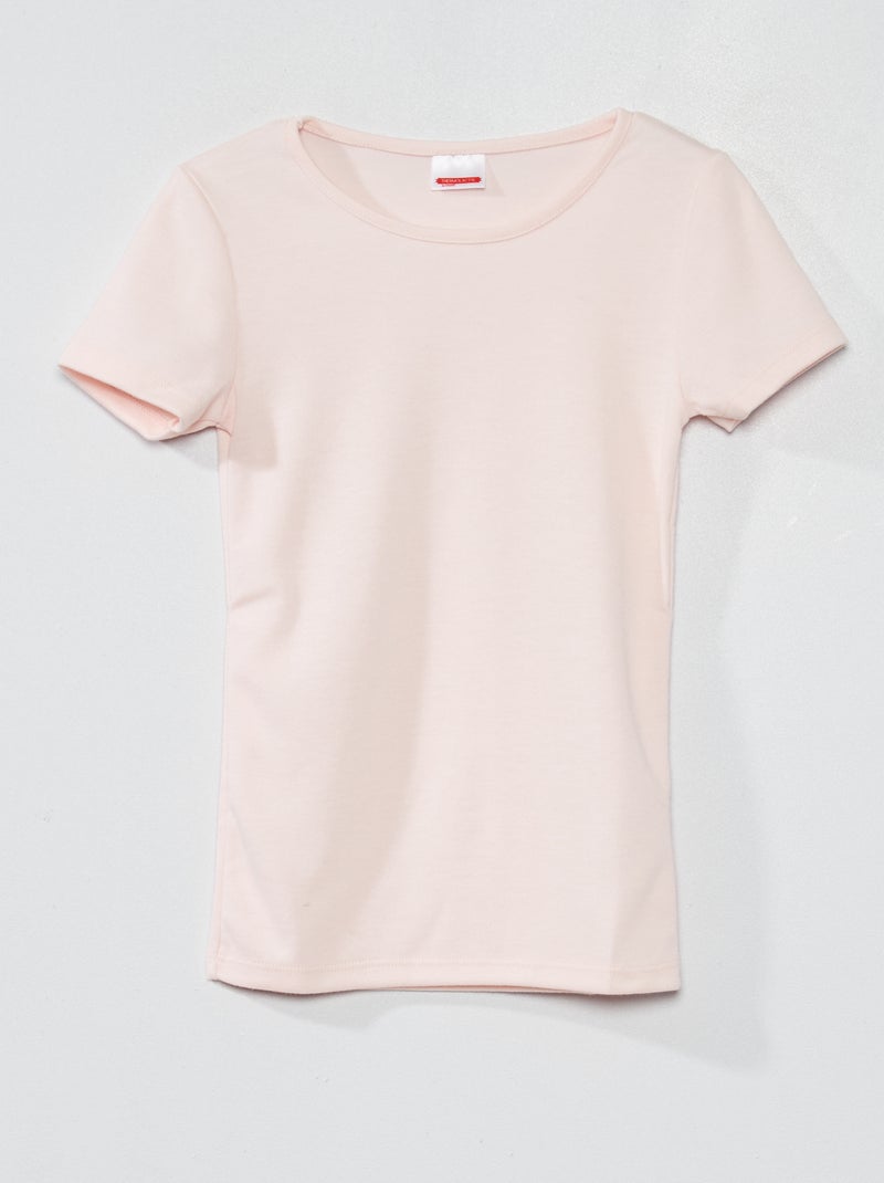 T-shirt termolattile Damart livello 3 rosa - Kiabi