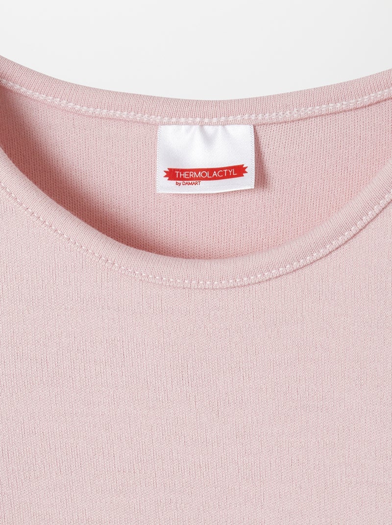 T-shirt termolattile 'Damart' ROSA - Kiabi