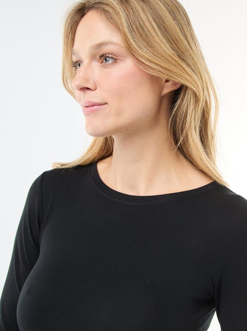 T-shirt termoregolatore a maniche lunghe con collo rotondo - Kiabi