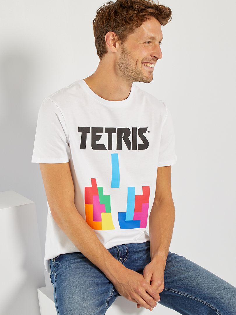 T-shirt 'Tetris' bianco - Kiabi