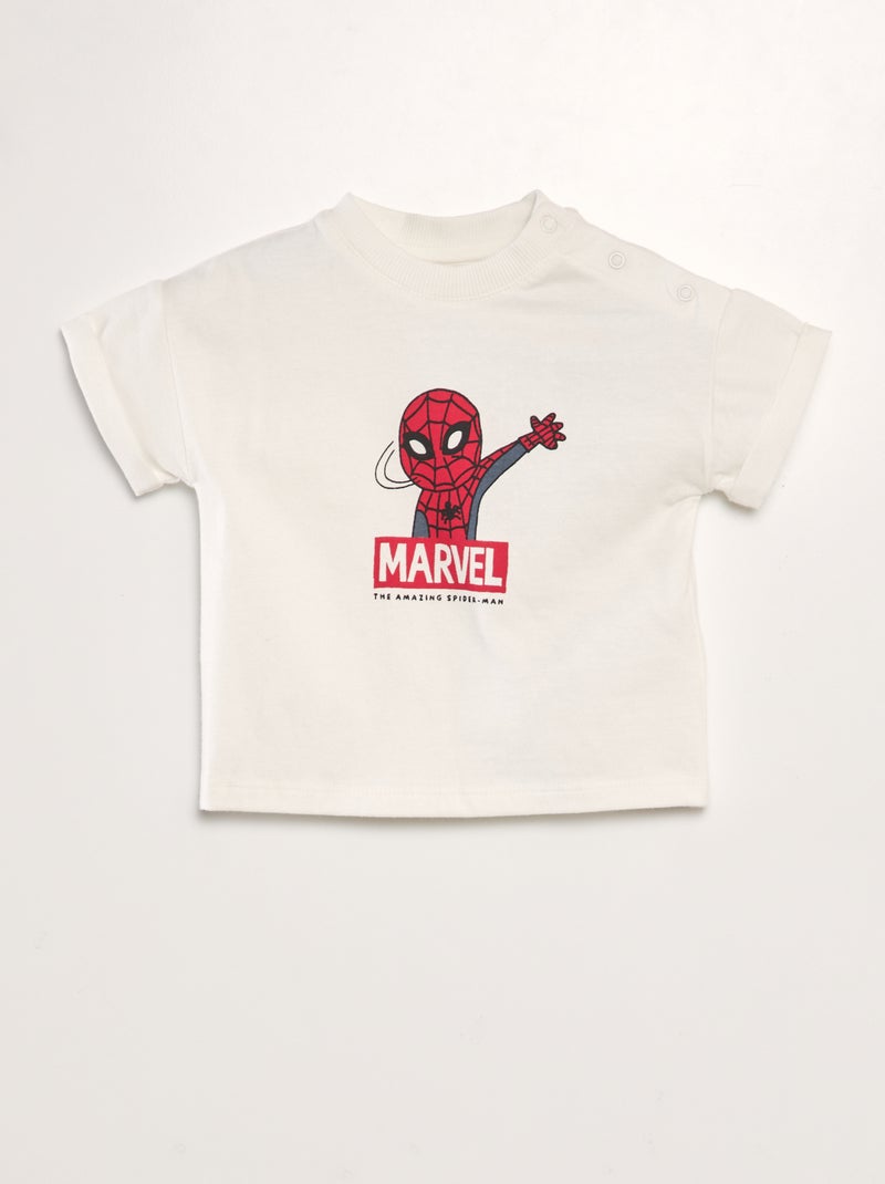 T-shirt 'The Amazing Spider-Man' di 'Marvel' BIANCO - Kiabi