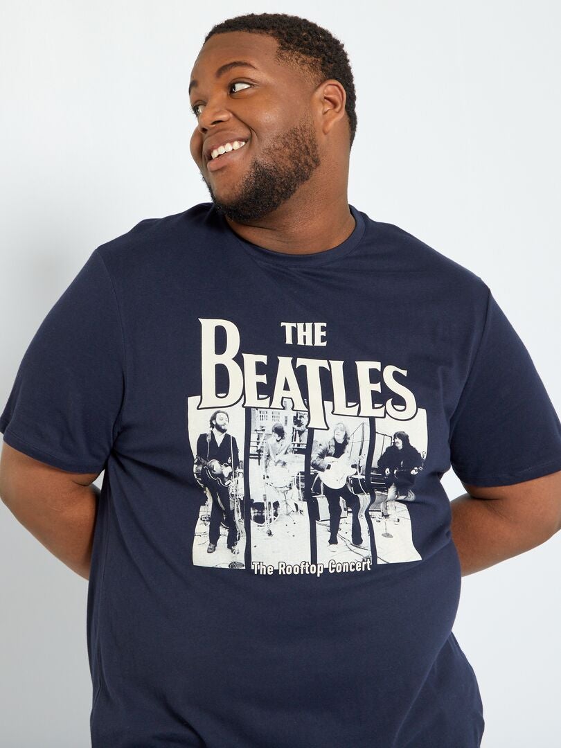 T-shirt 'The Beatles' in jersey BLU - Kiabi