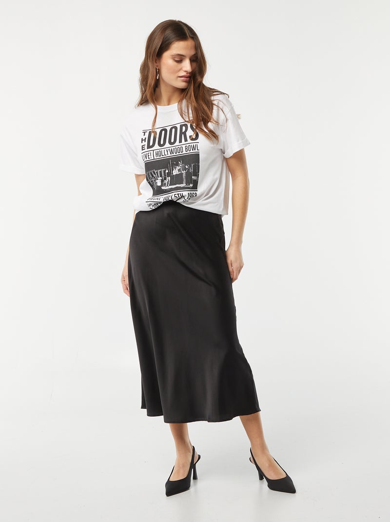 T-shirt 'The Doors' maniche corte BIANCO - Kiabi