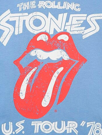 T-shirt 'The Rolling Stone' a maniche corte