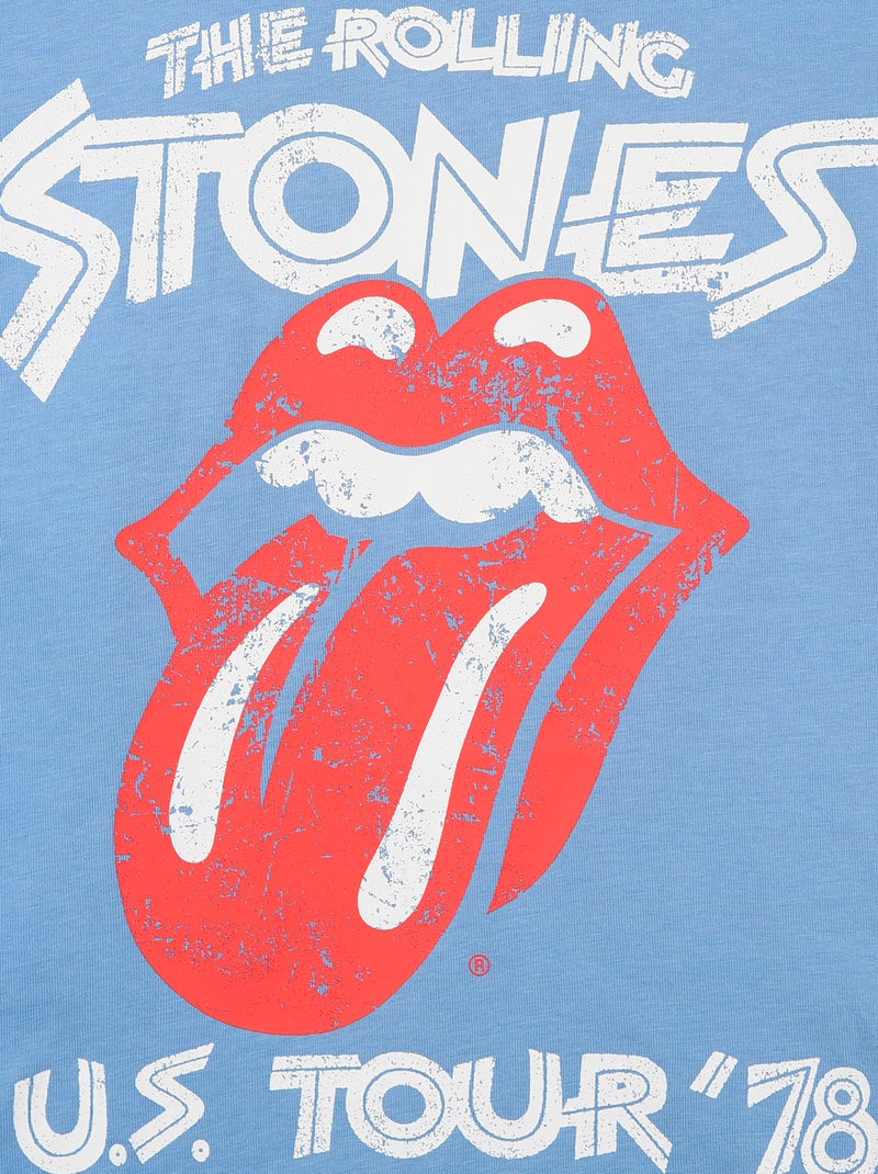 T-shirt 'The Rolling Stone' a maniche corte Blu - Kiabi