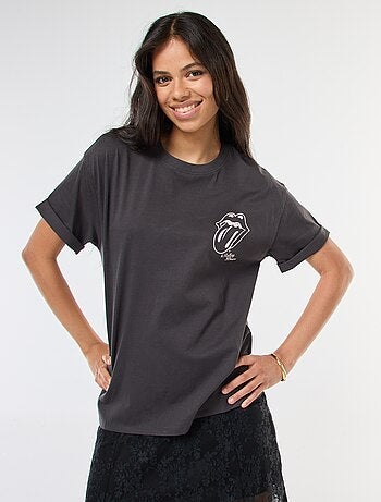 T-shirt 'The Rolling Stones' a maniche corte