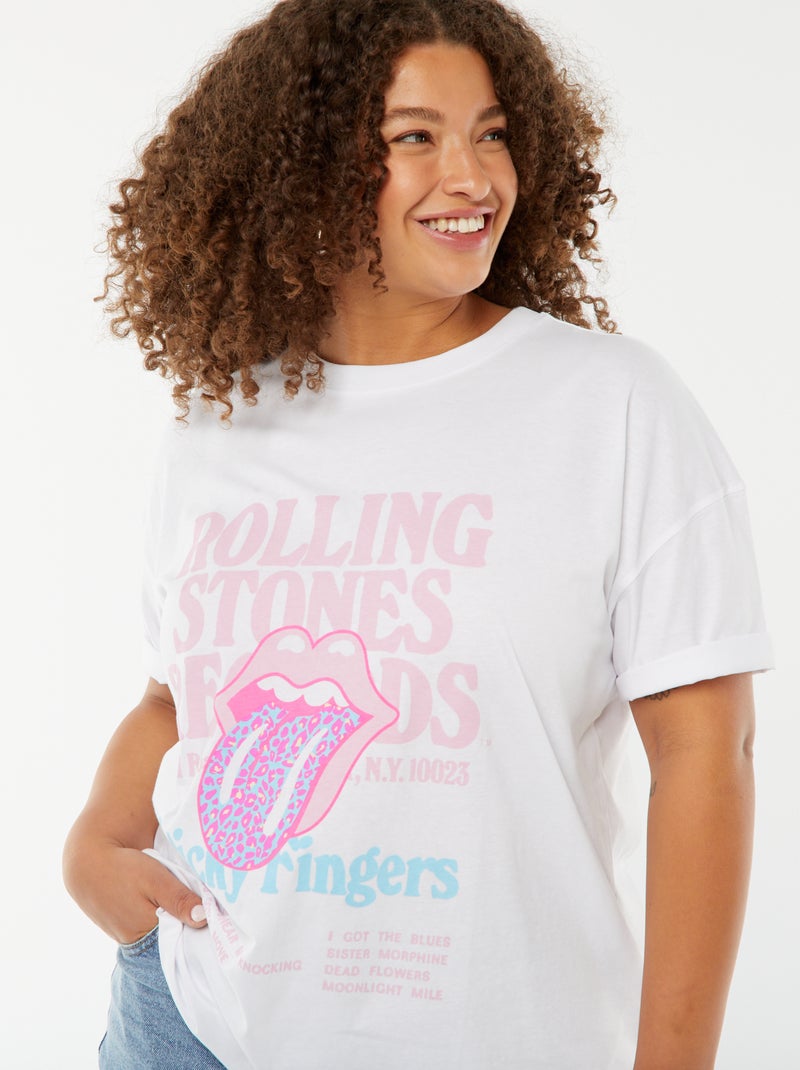 T-shirt 'The Rolling Stones' BIANCO - Kiabi