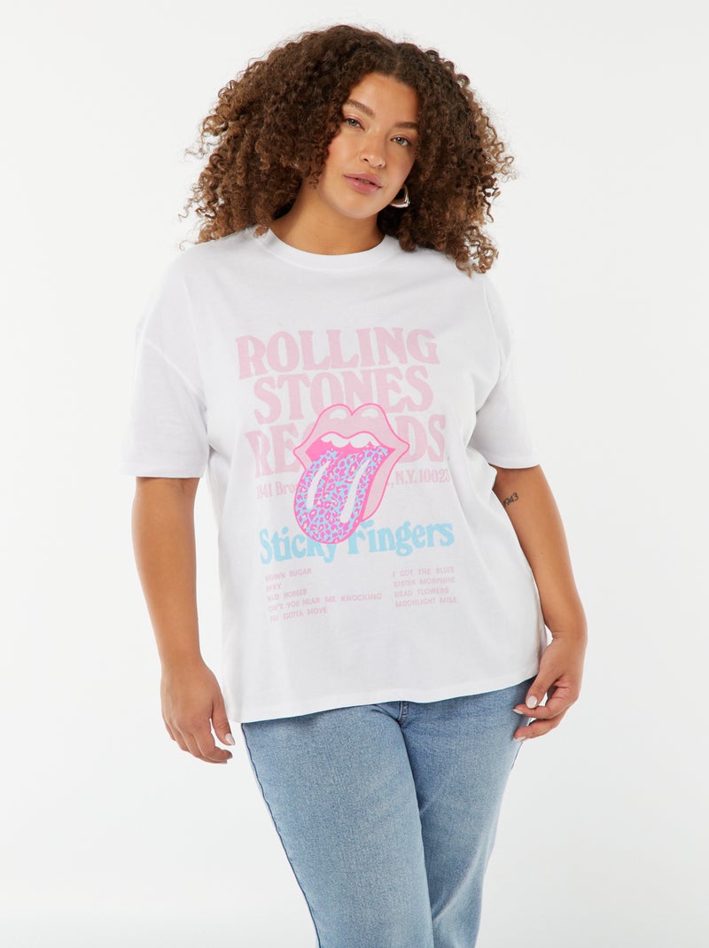 T-shirt 'The Rolling Stones' BIANCO - Kiabi