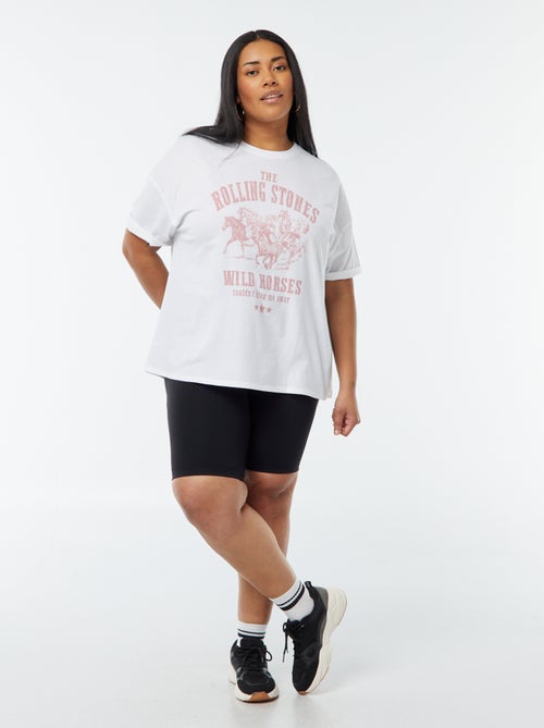 T-shirt 'The Rolling Stones' maniche corte - Kiabi