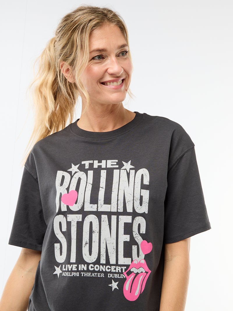 T-shirt 'The Rolling Stones' Nero - Kiabi