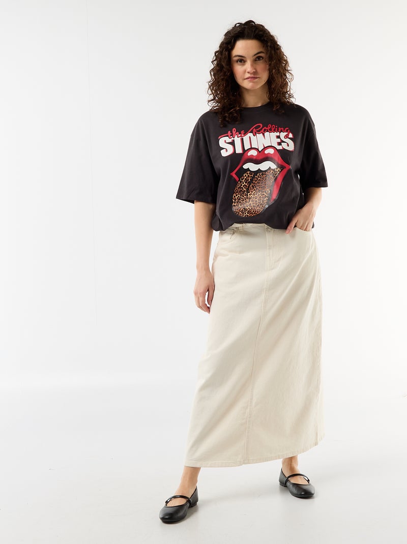 T-shirt 'The Rolling Stones' Nero - Kiabi