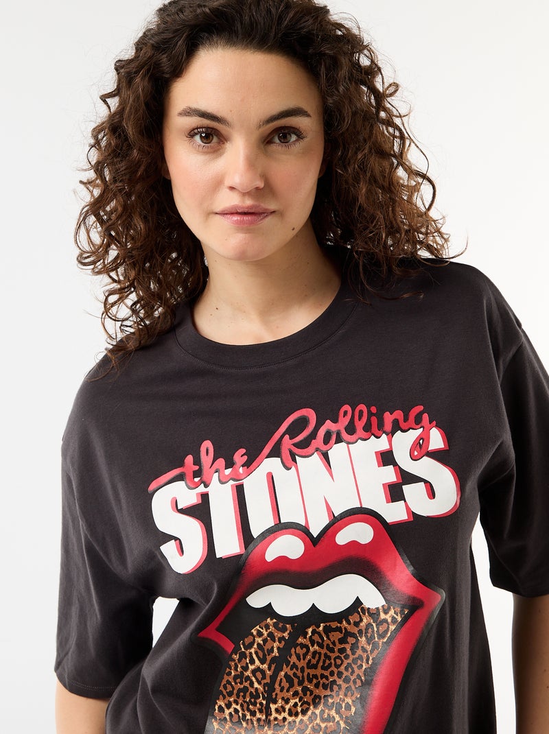 T-shirt 'The Rolling Stones' Nero - Kiabi