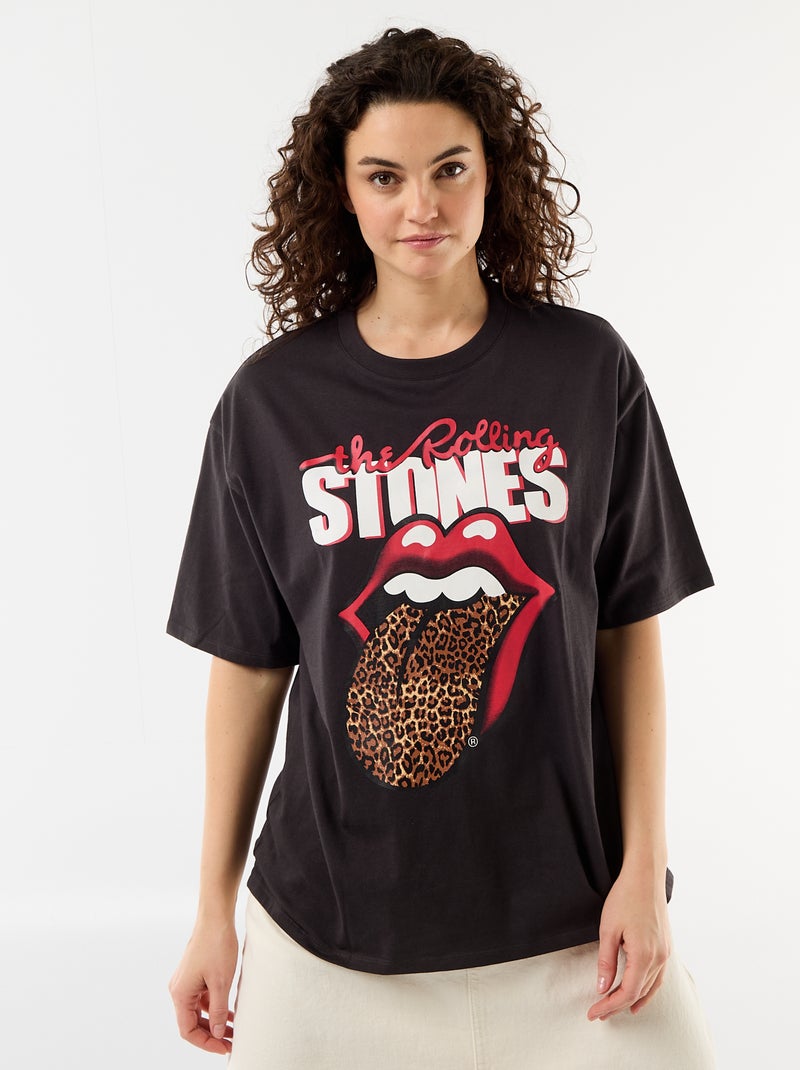 T-shirt 'The Rolling Stones' Nero - Kiabi