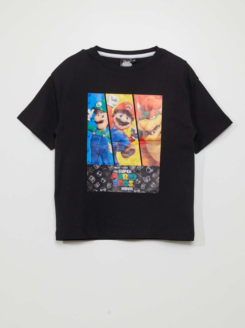 T-shirt 'The Super Mario Bros. Movie' 'Nintendo' NERO - Kiabi