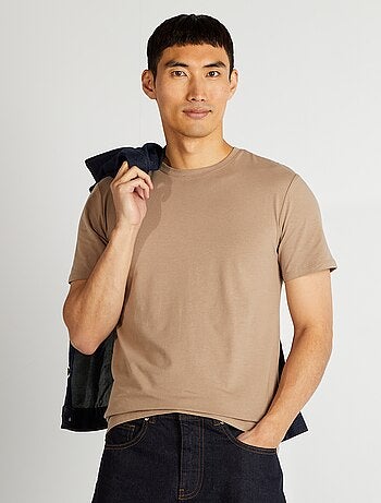 T-shirt tinta unita - Slim fit