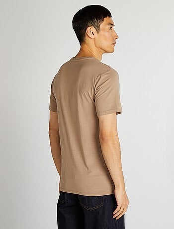 T-shirt tinta unita - Slim fit