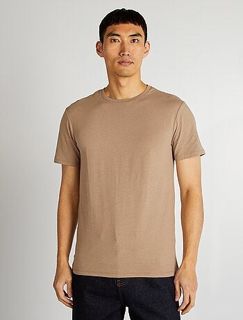 T-shirt tinta unita - Slim fit