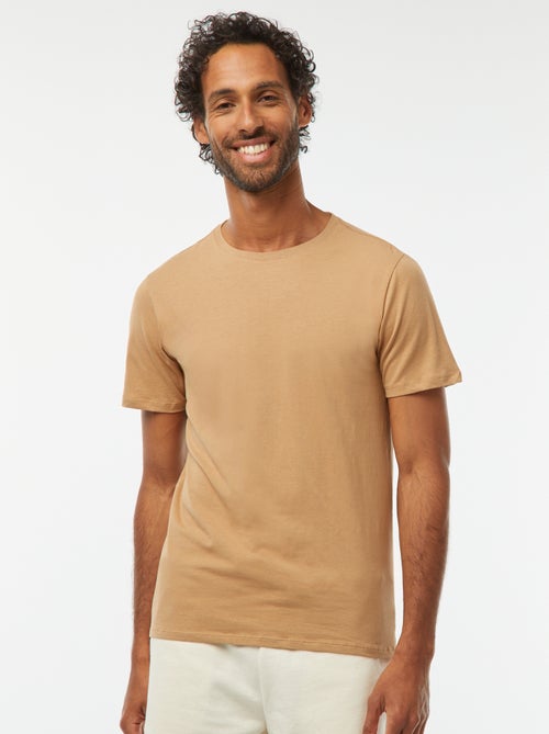 T-shirt tinta unita - Slim fit - Kiabi
