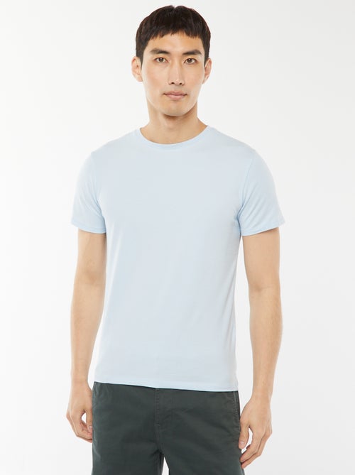 T-shirt tinta unita - Slim fit - Kiabi
