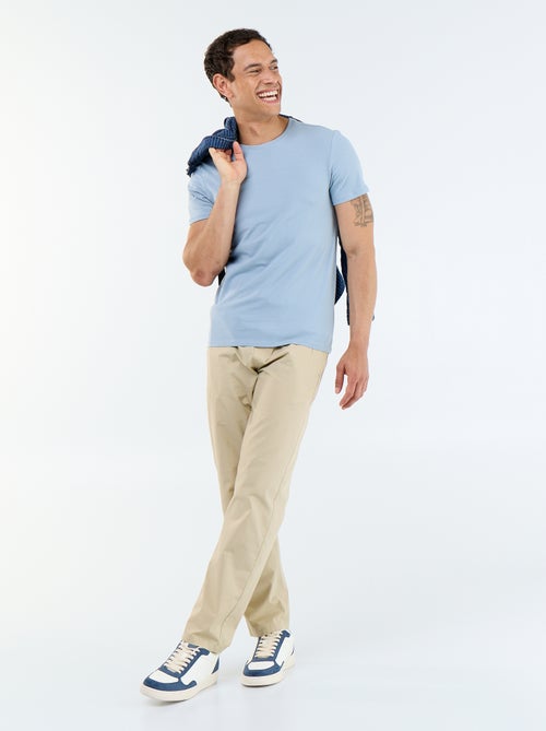T-shirt tinta unita - Slim fit - Kiabi T-shirt tinta unita - Slim fit - Kiabi