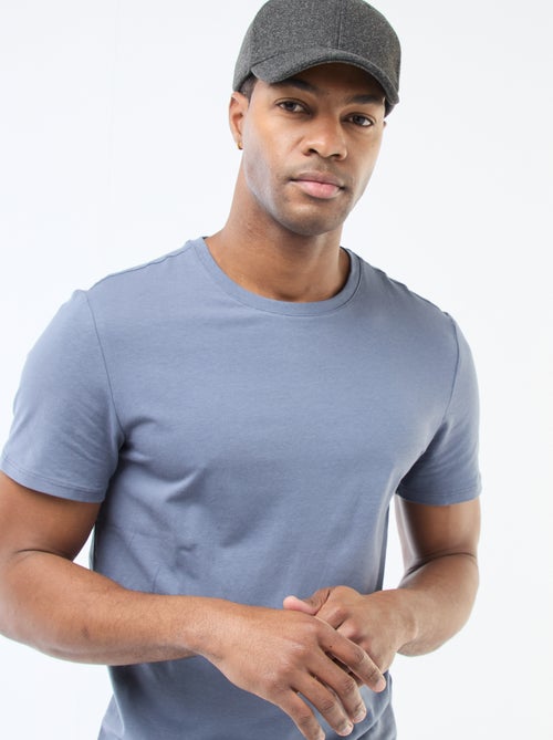 T-shirt tinta unita - Slim fit - Kiabi