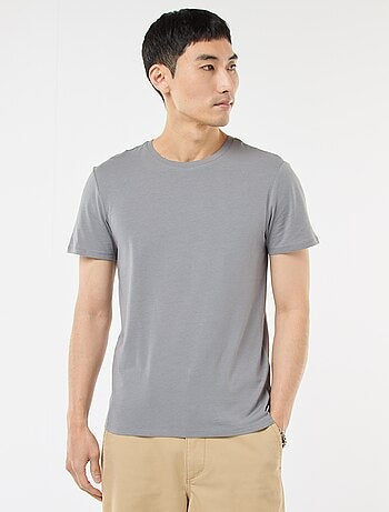T-shirt tinta unita - Slim fit