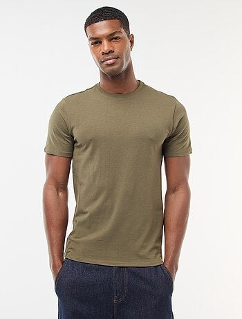 T-shirt tinta unita - Slim fit