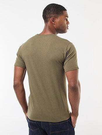 T-shirt tinta unita - Slim fit