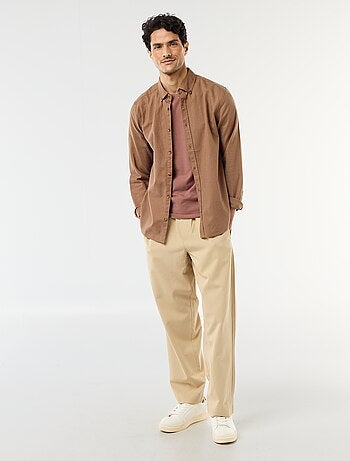 T-shirt tinta unita - Slim fit