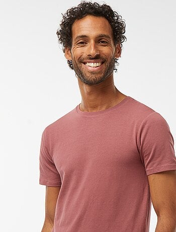 T-shirt tinta unita - Slim fit
