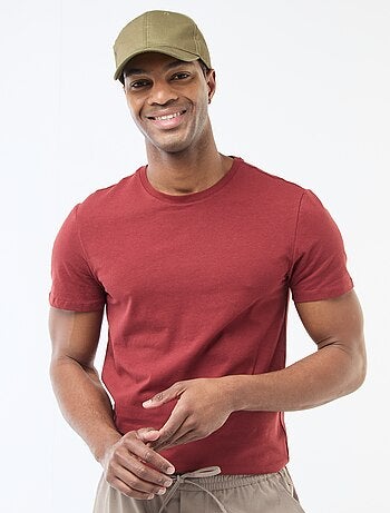 T-shirt tinta unita - Slim fit