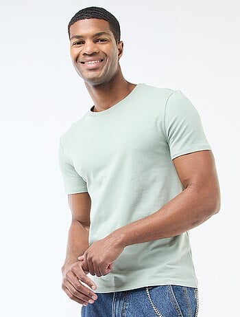 T-shirt tinta unita - Slim fit