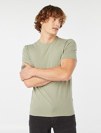 T-shirt tinta unita - Slim fit