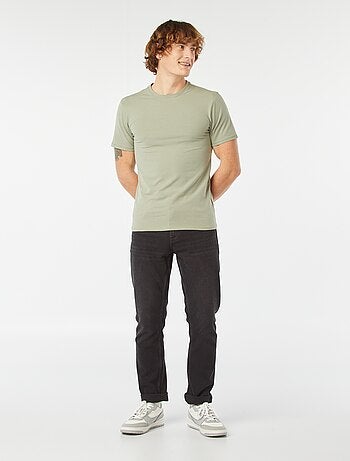 T-shirt tinta unita - Slim fit