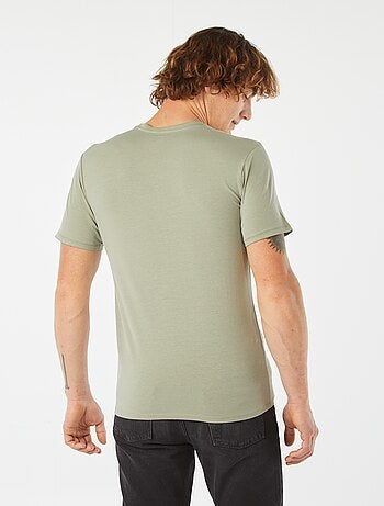 T-shirt tinta unita - Slim fit