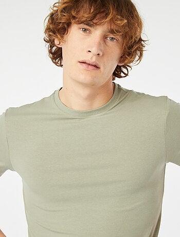 T-shirt tinta unita - Slim fit