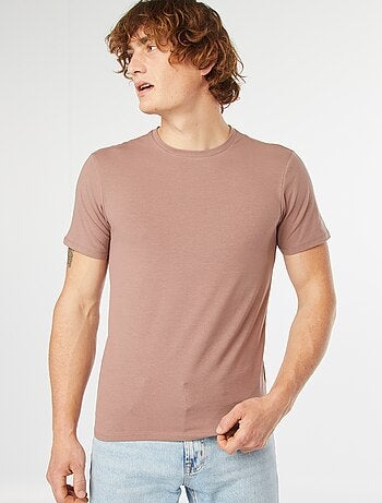 T-shirt tinta unita - Slim fit