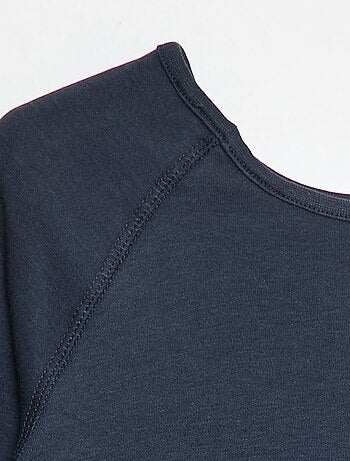 T-shirt tinta unita a maniche lunghe - So Easy