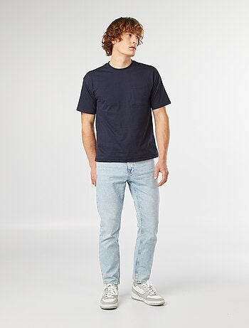 T-shirt tinta unita con taschino
