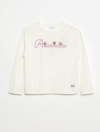T-shirt tinta unita 'Gli Aristogatti' 'Disney'